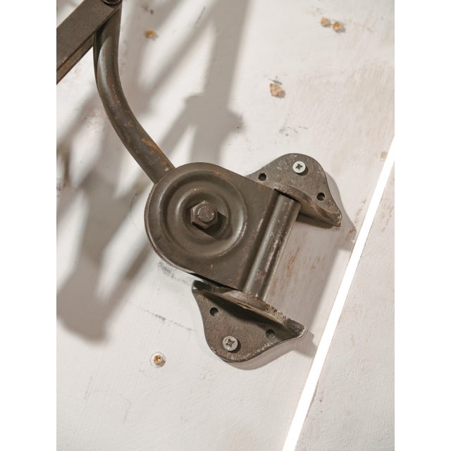 Vintage Army Green Patina Scissor Lamp from Hala, 1930s For Sale - Image 4 of 18