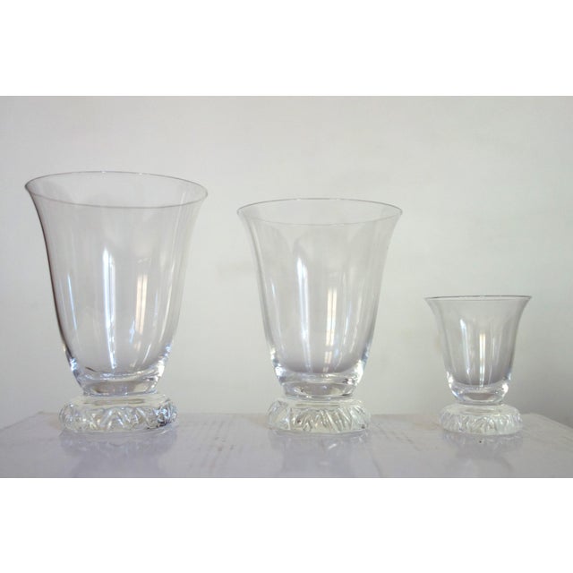 Glass Mid-20th Century Kim Model Wine Glasses from Daum, Set of 6 For Sale - Image 7 of 10