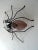 Brutalist Midcentury Italian Brutalist Spider Amethyst Murano Glass Body Sconce With Web For Sale - Image 3 of 10