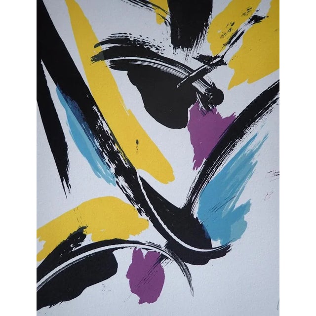 Modern Jean Miotte, The Constant Eye, The Galaxy, 2001, Original Color Lithograph For Sale - Image 3 of 5