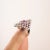 Sterling Silver Marquise Cluster Ring With Pink & Clear Cubic Zirconia Stones- Size 6 For Sale - Image 4 of 10
