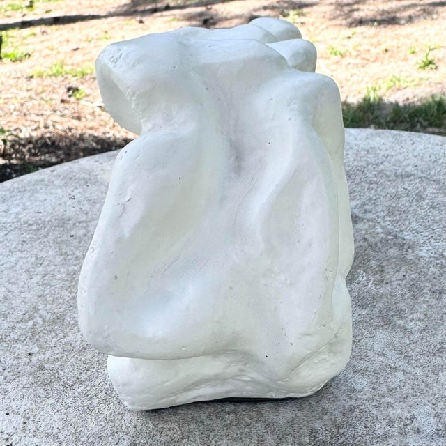 Early 21st Century Minimalist Abstract Textured Plaster Sculpture For Sale - Image 5 of 8