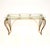 Mid-Century Modern Vintage Italian Brass and Glass Console Table, 1960s For Sale - Image 3 of 12