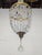 Metal 1940's Italian Empire Revival "Sac E Perle" Crystal Basket Chandelier For Sale - Image 7 of 13