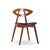 Ivan Gern Møbelfabrik Ejvind A. Johansson for Ivan Gern Møbelfabrik Model 84 Mid Century Danish Teak Eye Dining Chairs - Set of 6 For Sale - Image 4 of 10