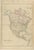 Antique Map of North America, 1860 For Sale