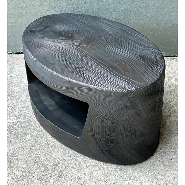 Coffee Vintage Christian Liagre Cerused Coffee Table For Sale - Image 8 of 10