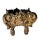 18th Century Italian Gilded Jardiniere With Stones and Faces For Sale - Image 10 of 13