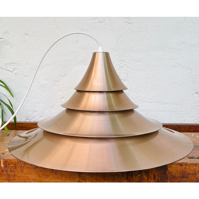 Pagoda Pendant Lamp from Nordisk Solar, 1980s For Sale - Image 11 of 13