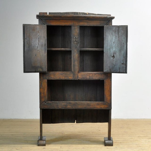 Spanish Oak Cabinet, 1800 For Sale - Image 4 of 14