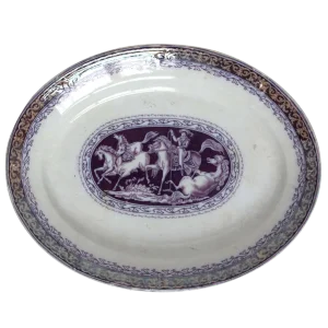 19th Century Elsmore & Forster Ironstone Platter