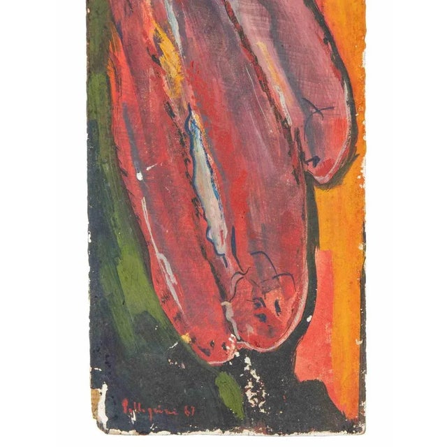 Oil on wooden panel realized by sirio pellegrini in 1960s. Sirio pellegrini, born in rome on march 1, 1922, of abruzzo...