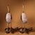 1980s Pair of Gilt & Silvered Bronze Tortoise Crane Longevity Statues For Sale In Los Angeles - Image 6 of 10