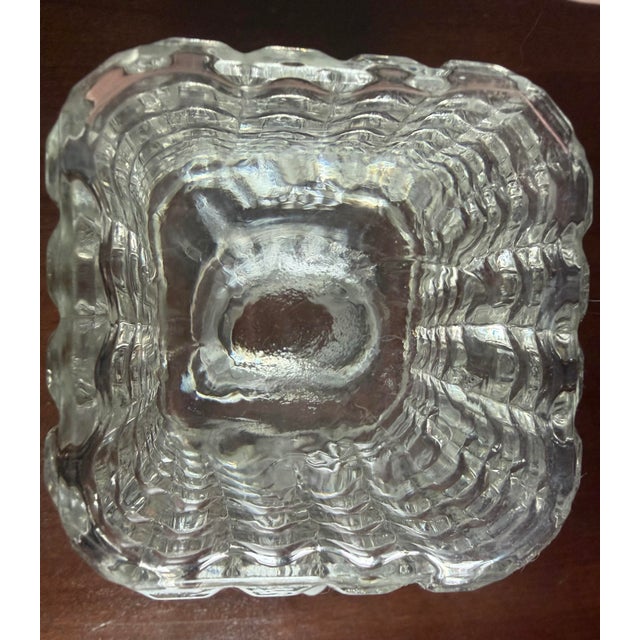 Pressed Glass Vintage Antique Perfume Bottle and Original Stopper. For Sale In Chicago - Image 6 of 8