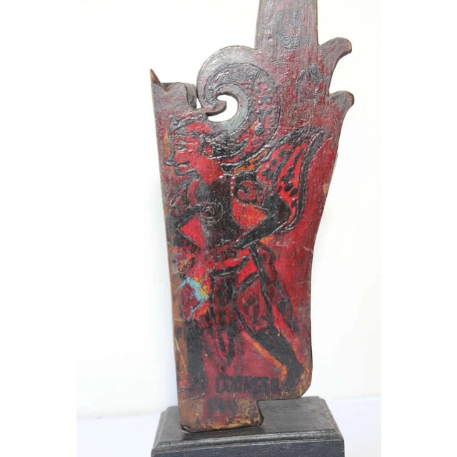 Indian Architectural Hand Carved Wood Temple Fragment For Sale - Image 3 of 12
