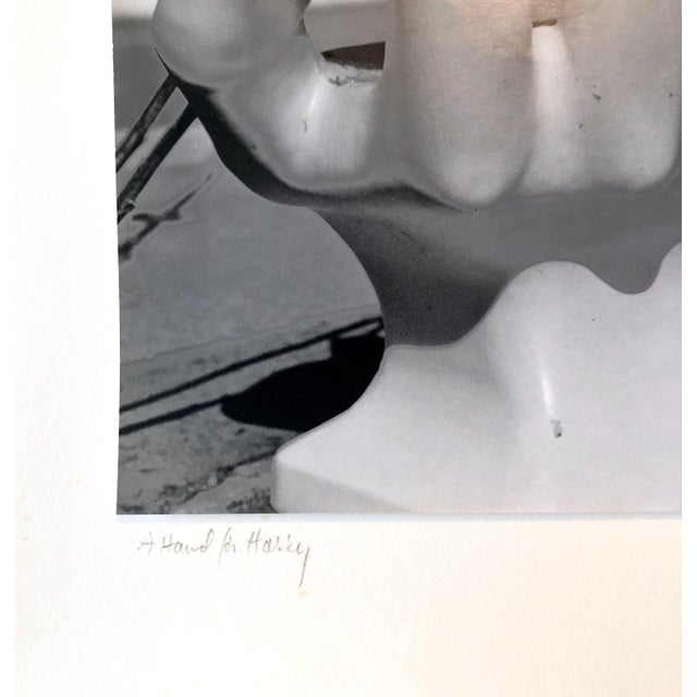 Naomi SavagePhoto Of Pedro Friedeberg Hand Chair Vintage Silver Gelatin Photograph, 1981 For Sale - Image 4 of 5