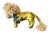 Rythmes Vintage Silk Scarf Courageous Lion For Sale