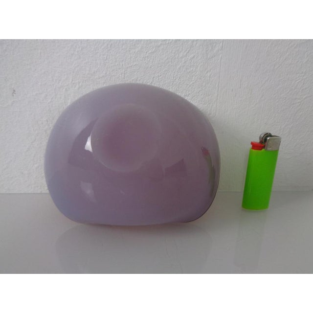 Red and Lilac Sommerso Murano Glass Bowl or Ashtray, Italy, 1960s For Sale - Image 14 of 15