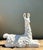 Vintage Glazed Ceramic Llama For Sale - Image 9 of 12