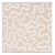 Schumacher Riley Embroidery Fabric in Ivory on Natural For Sale