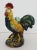 Antique Majolica rooster with leaves, corn and wild rose vase signed Delphin Massier, circa 1890. The Massier produced...