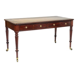 Antique Regency Mahogany Writing Table For Sale