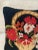 A beautiful quality, heavy hand hooked mid century pillow depicting a flower basket to brighten your decor. A similar...