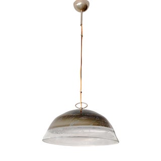 Vintage Murano Glass Pendant Lamp by Fratelli Toso, 1970s For Sale