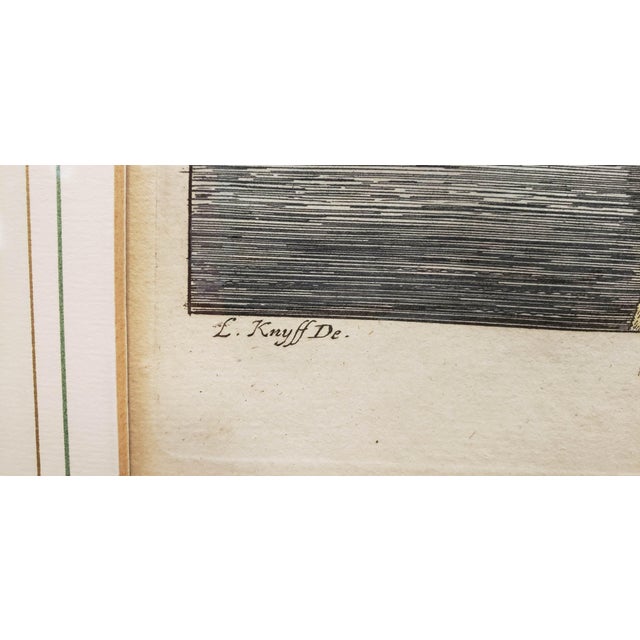Set of 4 18th-Century Kip & Knyff Hand-Colored Country House Engravings - Framed For Sale - Image 15 of 17