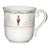 1990s Bernardaud Limoges Grenadiers "Happy Holiday" Mug For Sale