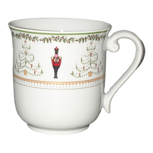 1990s Bernardaud Limoges Grenadiers "Happy Holiday" Mug
