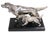 Mid 20th Century Pr. Silvered Metal Dog Bookends by the Philadelphia Mfg. Co. For Sale - Image 4 of 18