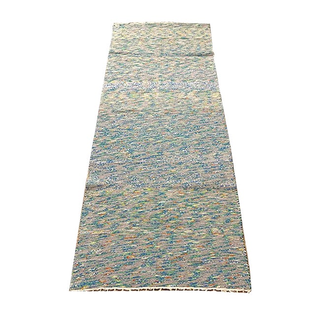 Vintage Turkish Kilim Flatweave Runner For Sale
