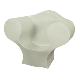 "Big Easy" Ron Arad Design for Moroso Italian Postmodern White Lounge Chair 1990 For Sale