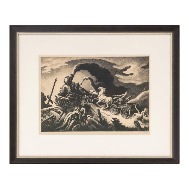 Thomas Hart Benton "Wreck of the Ol' 97", 1944 For Sale