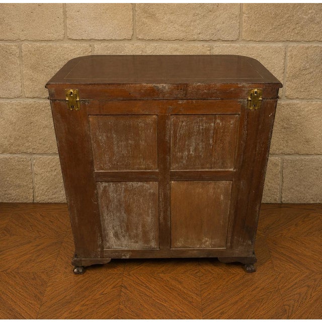 Carved Wooden Bar Cabinet, 1930s For Sale - Image 3 of 5