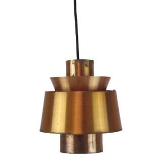 1950s JU1 Utzon Copper Pendant by Jørn Utzon for Nordisk Solar For Sale