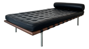 Leather Chaise Lounge by Ludwig Mies Van Der Rohe for Knoll International, 1950s