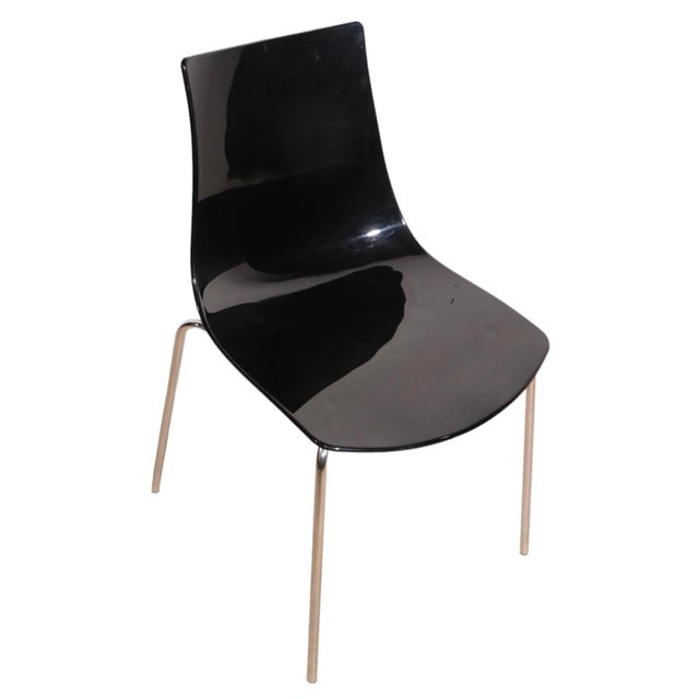 Set of 4 Ice Chairs by Calligaris Made in Italy C 1980's Chairish