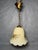 Vintage Floral Glass Pendant Lamp, Italy, 1970s For Sale - Image 10 of 10