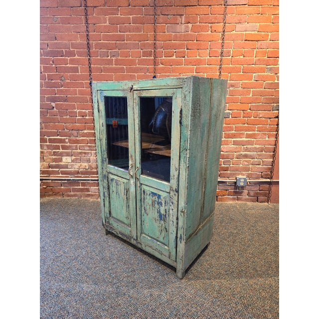 Glass Fronted Display Cabinet, One of a Kind For Sale - Image 4 of 6