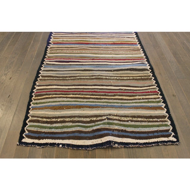 Mid-20st Century Vintage Kilim Rug For Sale - Image 9 of 10