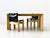 Molteni Monk Chairs and Table by Afra and Tobia Scarpa for Molteni, 1973, Set of 6 For Sale - Image 4 of 18