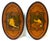 Traditional Pair 19th C. English Aesthetic Movement /Pre-Raphaelite Marquetry Muse Plaques For Sale - Image 3 of 17