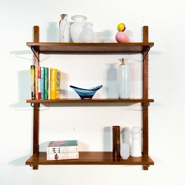 Mid-Century Modern Danish Teak Shelving System, 1960s, Set of 3 For Sale - Image 4 of 8