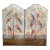 Pair of Mid-Century Italian Hand Painted Tropical Bird Panels on Canvas For Sale