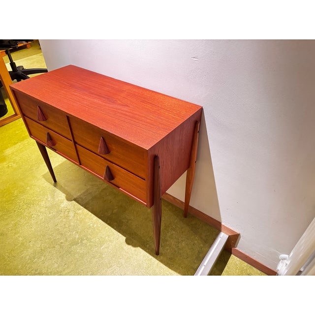 Teak Bedside Table by by Reinhold Stotz, 1960 For Sale - Image 6 of 10