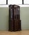 A tall, narrow Georgian mahogany breakfront bookcase, offering generous storage within a relatively slim footprint. It...