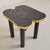 Metal Vintage French Slate + Brass Side Table Signed MARLO For Sale - Image 7 of 10