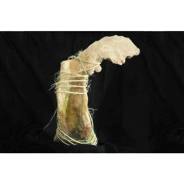 Maryam Pezeshki, Winged Foot Sculpture, Terracotta For Sale - Image 4 of 5